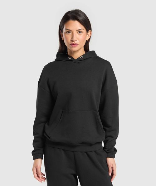 MYCRUSH Mikina dámská oversize černá s kapucí