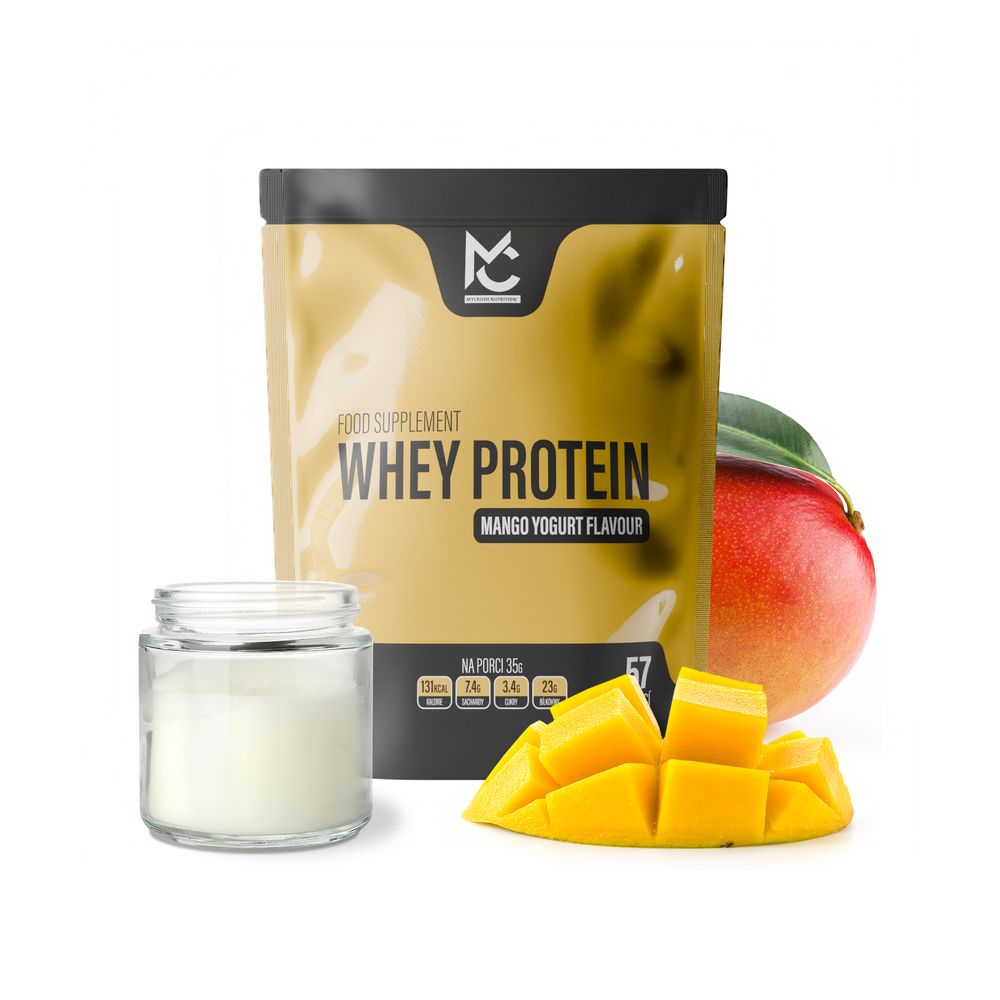 MYCRUSH Whey Protein Mango a jogurt