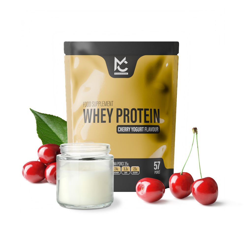 MYCRUSH Whey Protein Třešně a jogurt